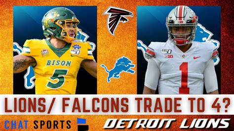 Detroit Lions Trade Rumors: Talks With Atlanta To Move To #4 To Draft A QB? Justin Fields Or ...