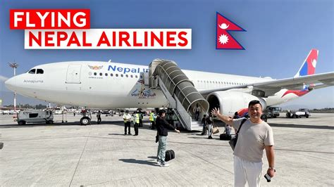 Himalaya Adventure - Flying Nepal Airlines A330 to Kathmandu - YouTube