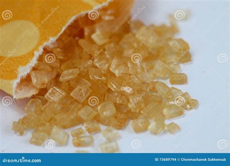 Brown sugar bag. stock photo. Image of nutrition, cane - 73689794