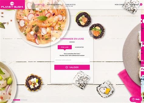 Planet Sushi - Awwwards Nominee