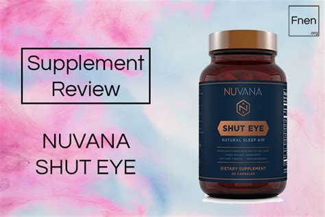 NUVANA Shut Eye Review: Will it help you sleep? | Fnen.org