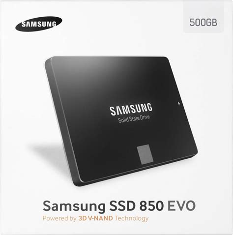 Samsung 850 Evo 500 GB 2.5" (6.35 cm) internal SSD SATA 6 Gbps Retail MZ-75E500B/EU | Conrad.com