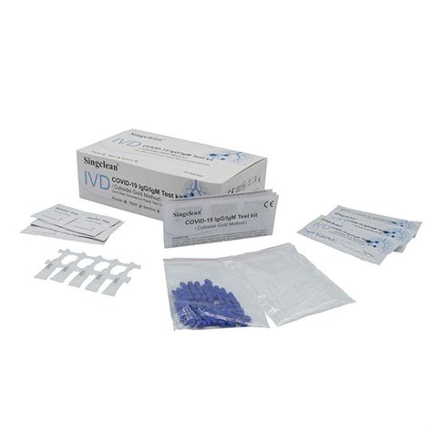 Covid-19 IgG/IgM Antibody Blood Test Kit - Singclean Medical