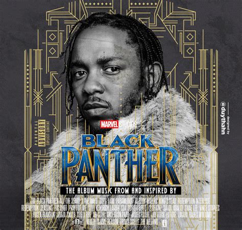 Kendrick Lamar - Black Panther (The Album Music From And Inspired By) [2000x2000] : freshalbumart