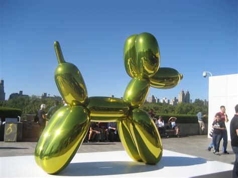Jeff Koons, Balloon Dog (Yellow), MET roof | missvancamp | Flickr