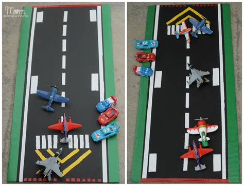 Disney Planes Toys DIY Play Runway #WorldofCars