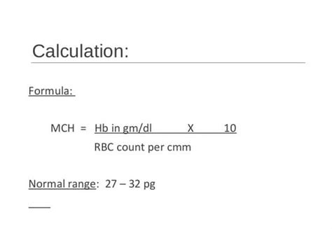 What is MCH blood test and What does it mean - Laboratoryinfo.com