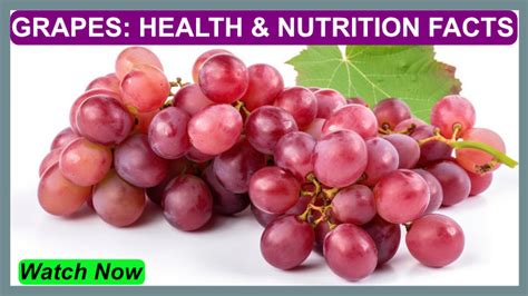 Nutrition facts & Health benefits of Grapes | Research Your Food