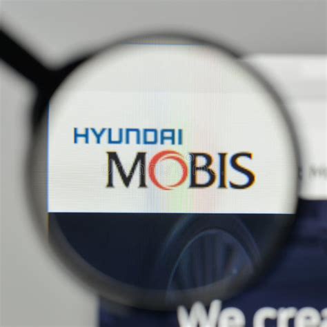 Milan, Italy - November 1, 2017: Hyundai Mobis Logo on the Website ...