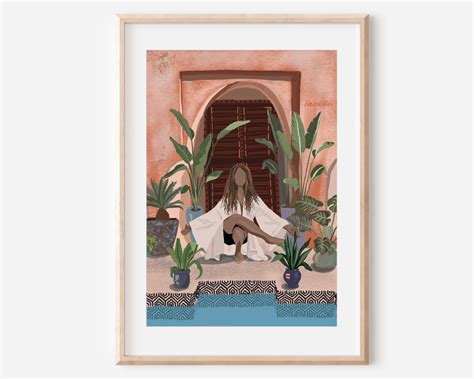 Take Your Time Fine Art Print Meditation Yoga Illustration - Etsy