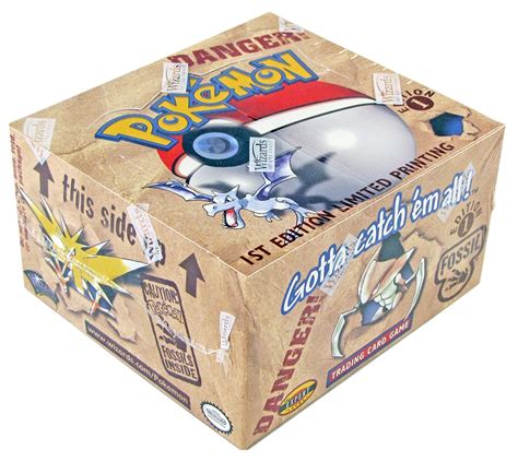 Pokemon Fossil 1st Edition Booster Box | DA Card World