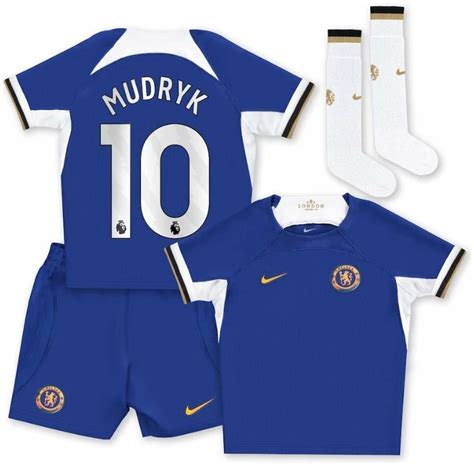 Mudryk Chelsea 23/24 Home Kids Kit - JerseyMotion