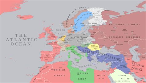 An alternative history map project of Europe, based on WW2 RP Discord ...