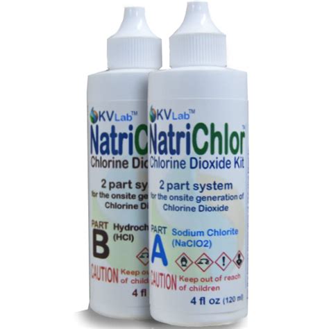 Buy The Original Chlorine Dioxide Kit 2 Part Classic Liquid 1:1 Set Hydrochloric 4-5% (HCl ...