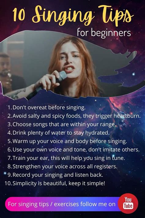 10 Singing Tips For Beginners [Video] | Singing tips, Learn singing ...