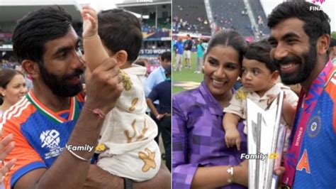 Jasprit Bumrah, Sanjana Ganesan's adorable moment with son steals the ...