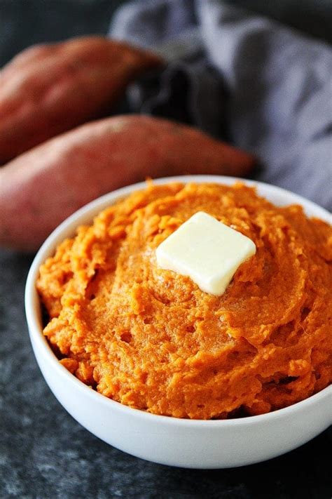 Mashed Sweet Potatoes - Two Peas & Their Pod