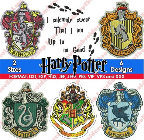 Free Harry Potter Machine Embroidery Designs - Design Talk