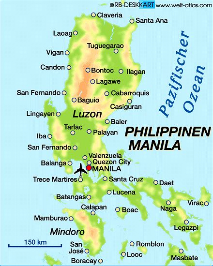 City Map of Luzon, Philippines - Free Printable Maps