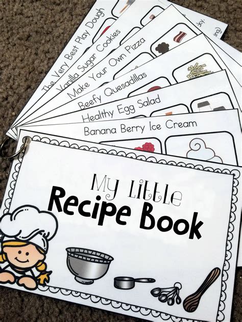 My First Recipe Book - Printable for Charity - Royal Baloo