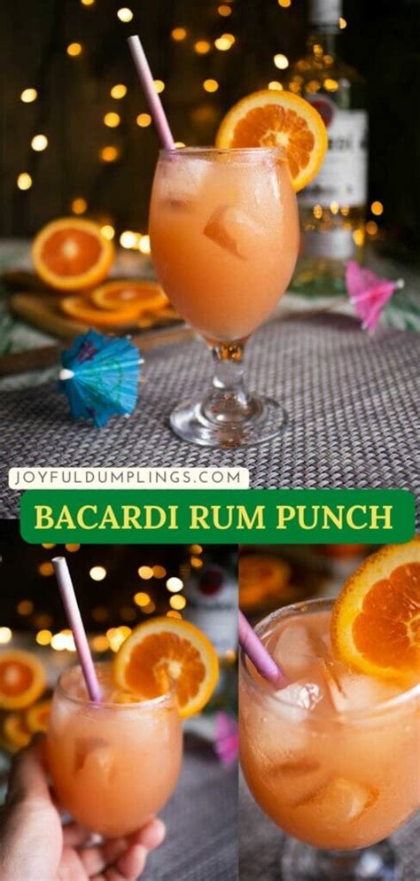 Bacardi Rum Punch » Joyful Dumplings Simple n Delicious Recipes