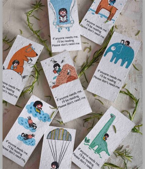 Buy Plantable Seed Paper Bookmarks - Set of 8 Online at the Best Price ...