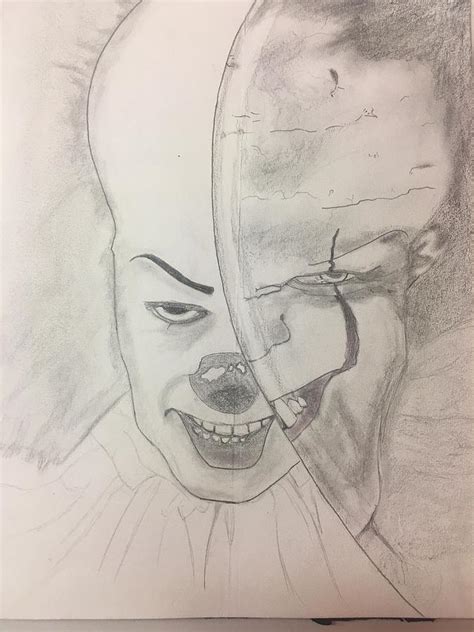 PennyWise 1990-2017 Drawing by Elijah Harris - Fine Art America