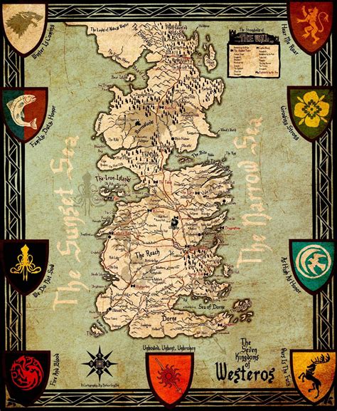 (No spoilers) I know there are a lot of Westeros maps around internet, but this one is really ...