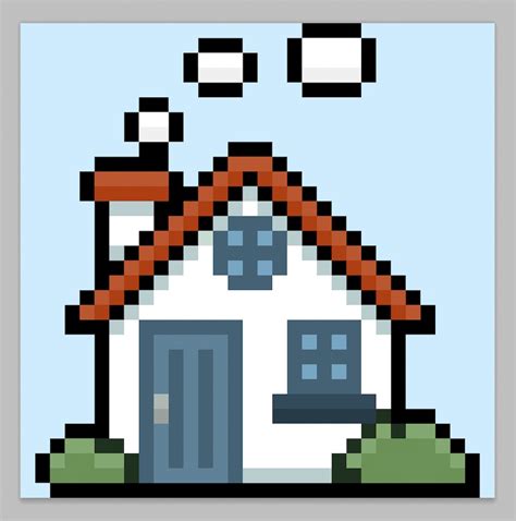 How to Make a Pixel Art House - Mega Voxels