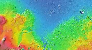Mars elevation map | from here: www.google.com/mars/#lat=-7.… | Flickr