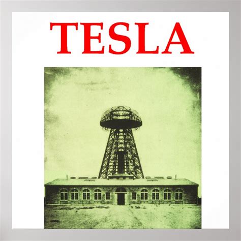 tesla poster | Zazzle.com