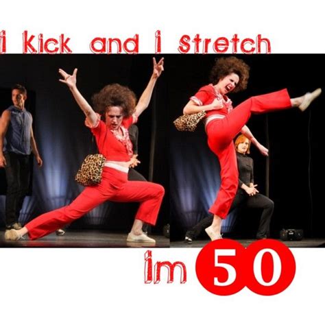 Molly Shannon Kick And Stretch