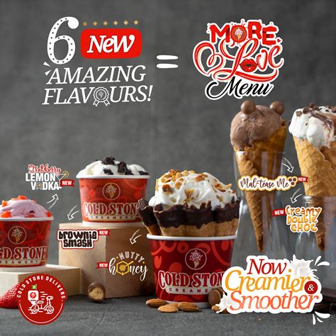 6 New Flavors! That's what Cold Stone Creamery is giving you with it's New Love Menu and it's ...