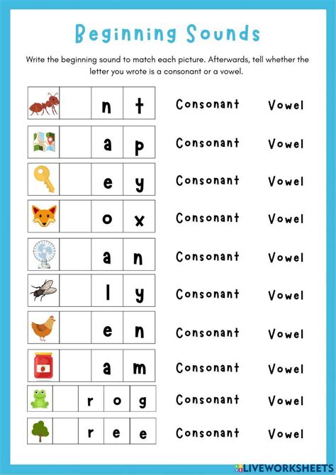 Consonant Vowel-consonant Words Worksheets