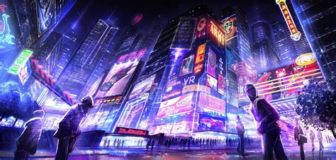 Anime landscape wallpaper cyberpunk - aplusgerty