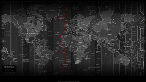 World Map Time Zones Wallpapers and Backgrounds 4K, HD, Dual Screen