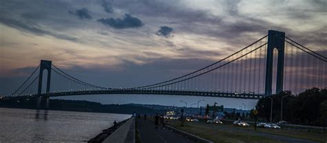 Sunset over the Verrazano-Narrows Bridge | The Verrazano-Nar… | Flickr