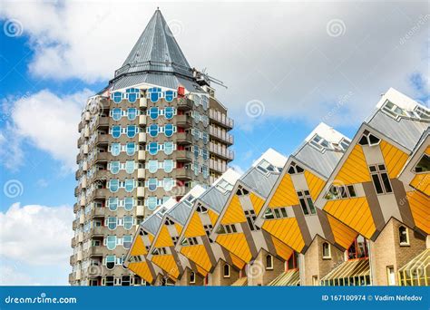 Modern Buildings in the Center of Rotterdam. the Netherlands Stock Photo - Image of outdoors ...