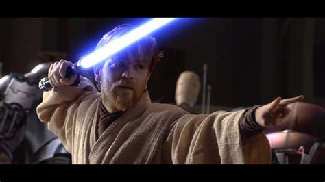 Obi wan kenobi VS General Grievous (Part 2) but text to speech - YouTube