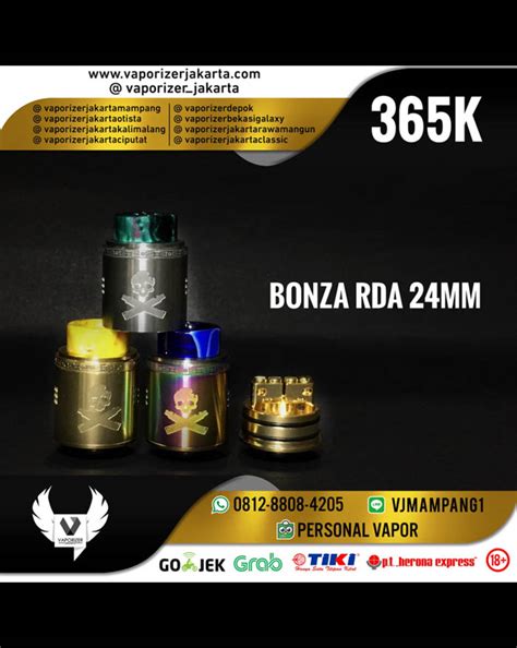 Distributor Vandy Vape Bonza RDA 24mm (Authentic) - Jual Vandy Vape Bonza RDA 24mm (Authentic ...