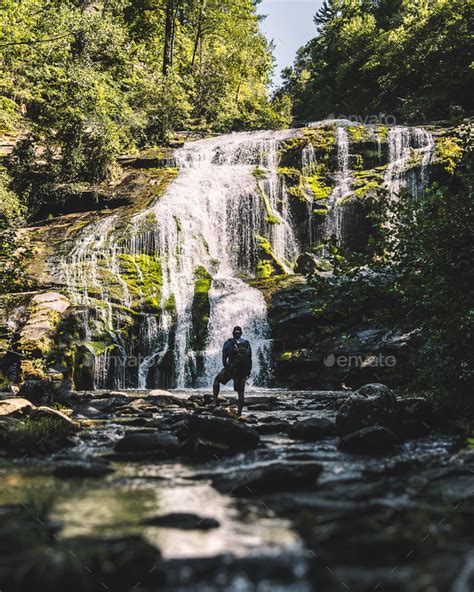 Waterfall silhouette Stock Photo by bryanminear | PhotoDune