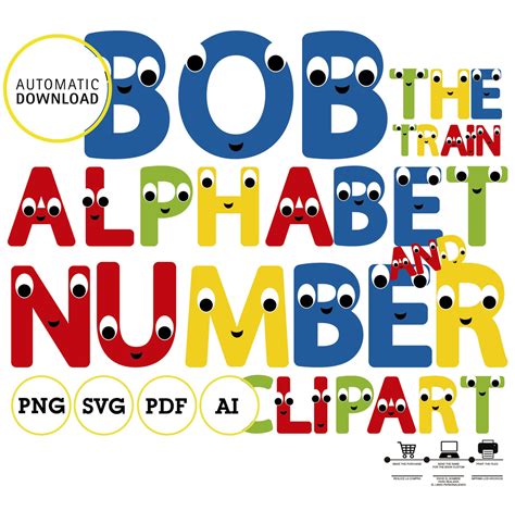 Bob the train alphabet – Phigraphic