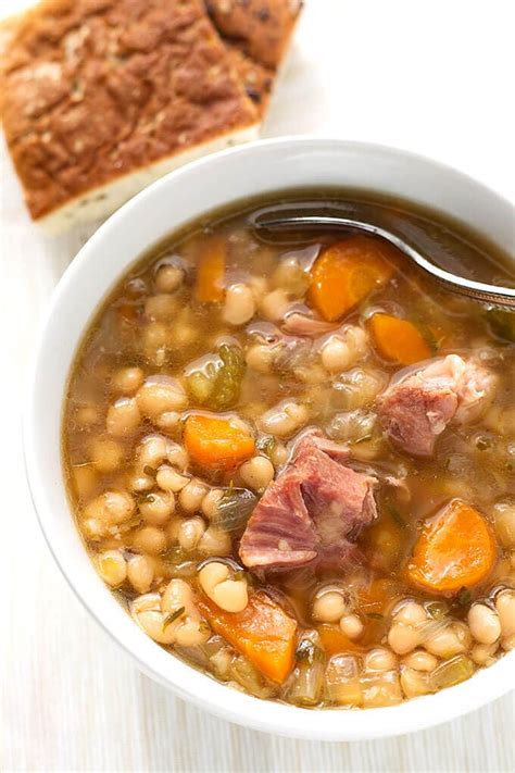 Instant Pot Ham Hock and Bean Soup - Simply Happy Foodie