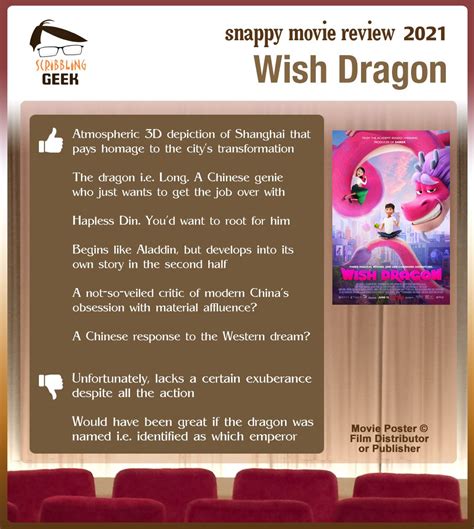 Wish Dragon Movie Review | The Scribbling Geek