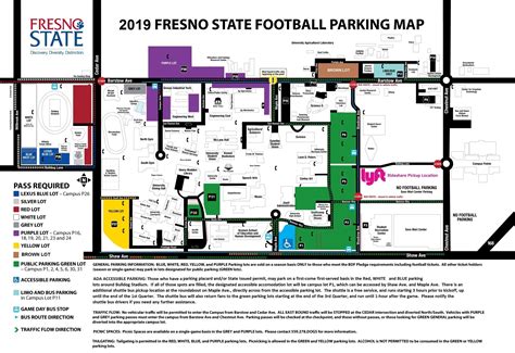 Fresno State Football Parking Map | Printable Templates Free