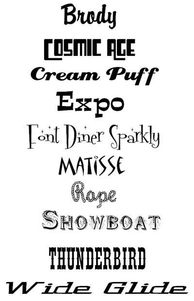 1950s Diner Font | Retro font, Typography fonts, Fonts