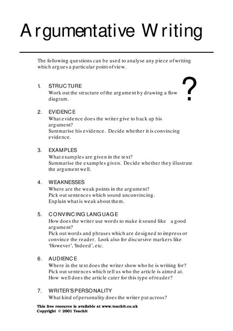 016 Argumentative Essays Format ~ Thatsnotus