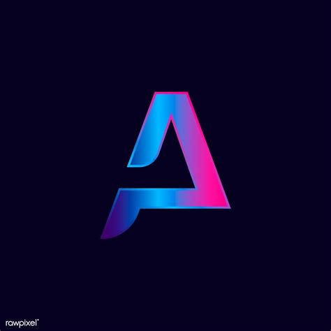 Capital letter A vibrant typography vector | premium image by rawpixel ...