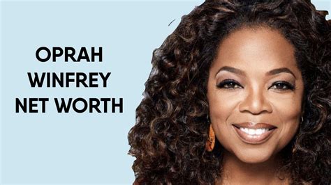 Oprah Winfrey Net Worth | Oprah, Oprah winfrey, Net worth