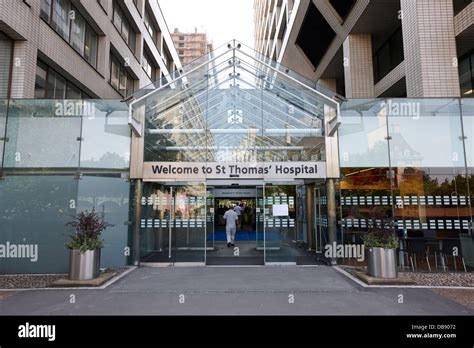 St Thomas hospital London England UK Stock Photo - Alamy